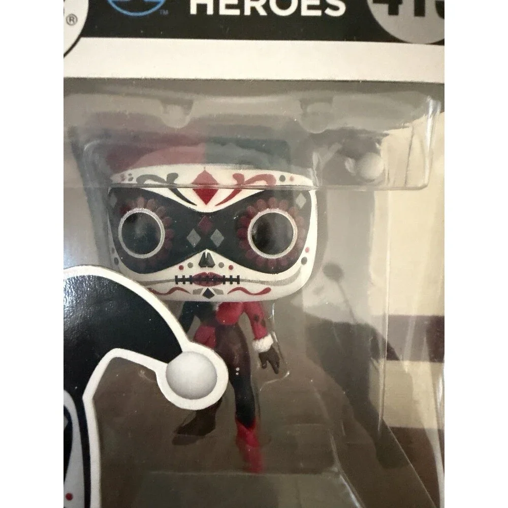 Funko Pop! Heroes: Dia de Los DC - Harley Quinn (No. 413) Vinyl Figure NIB